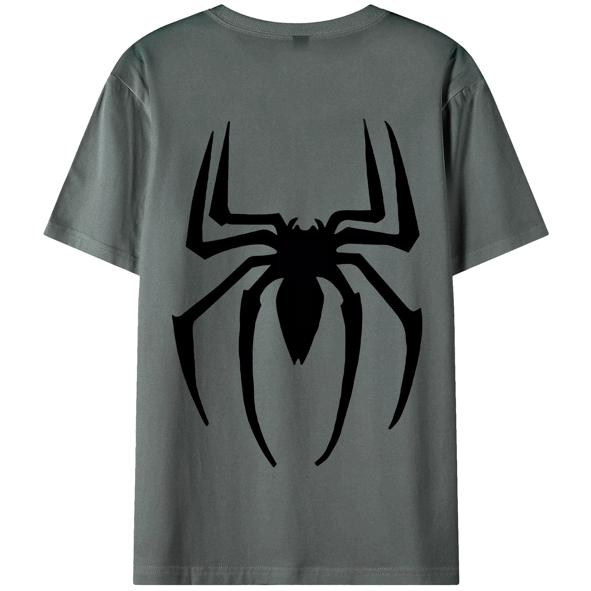 （画像用） Spider Man スパイダーマン 綿100％半袖Tシャツ（背面プリント）